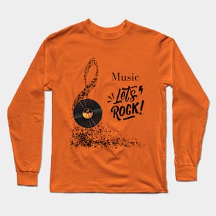 Music lets rock Long Sleeve T-Shirt